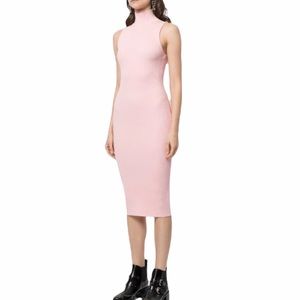 alice + olivia Brooklynne Turtleneck Midi Dress